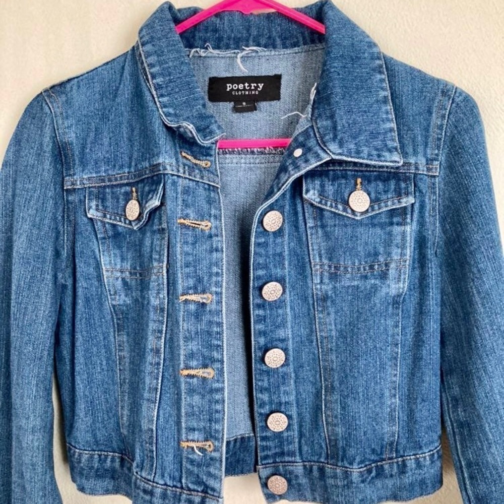 Women’s Jean Jacket by Poetry Clothing Size Small